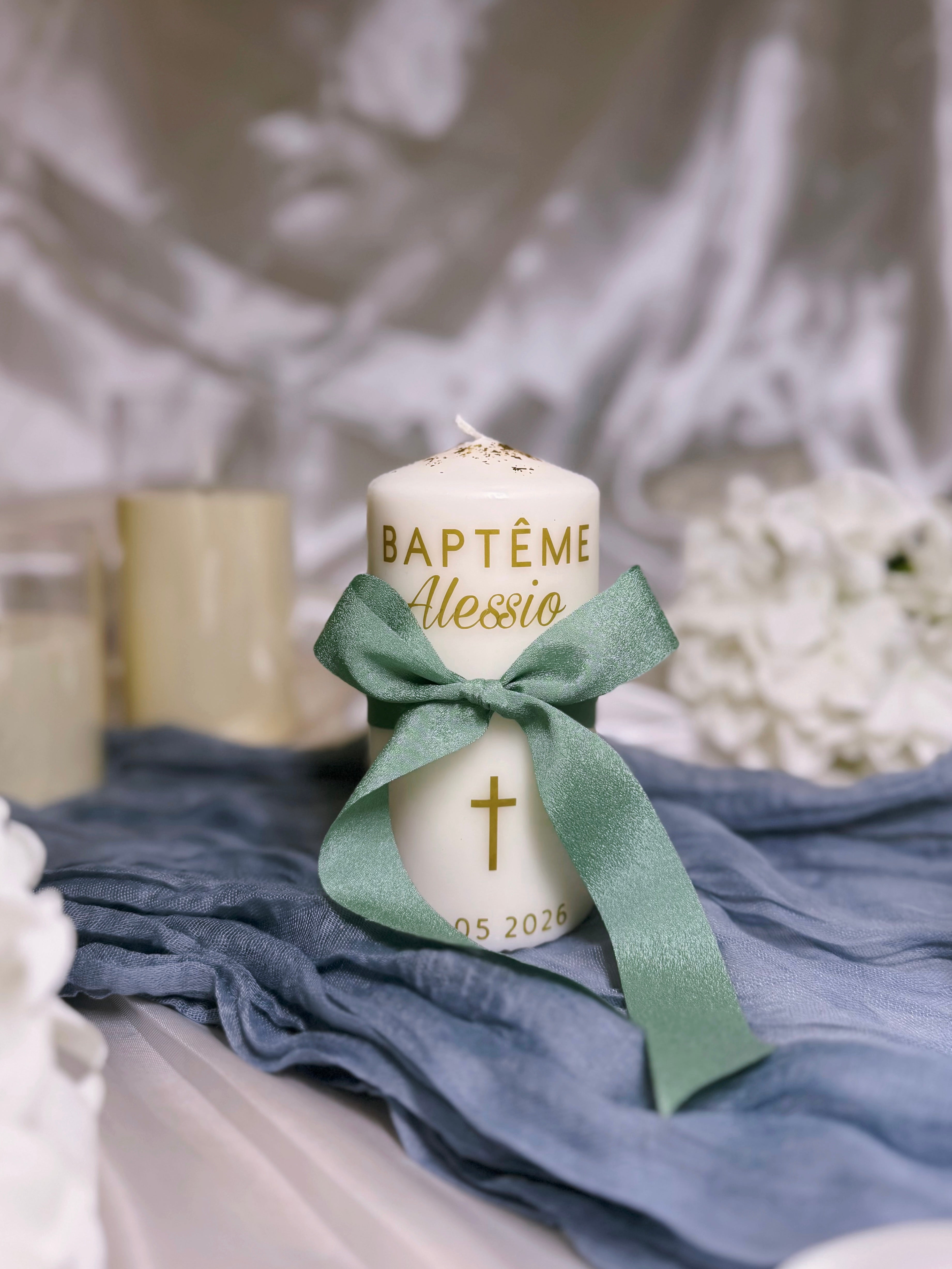 Bougies baptême